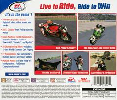 Back Cover | Superbike 2000 Playstation