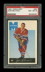 Jean Beliveau #39 Hockey Cards 1962 Parkhurst Prices