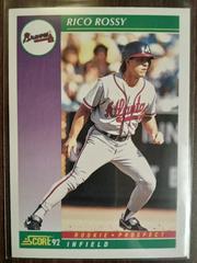 Rico Rossy #817 Baseball Cards 1992 Score Prices