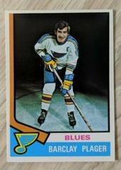 Barclay Plager #87 Hockey Cards 1974 O-Pee-Chee Prices