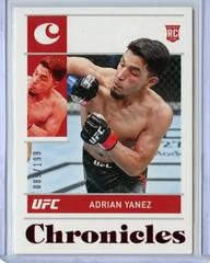Adrian Yanez [Red] #78 Ufc Cards 2022 Panini Chronicles UFC Prices