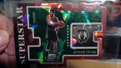 Jayson Tatum [Red Ice] Basketball Cards 2021 Panini Contenders Optic Superstars Prices