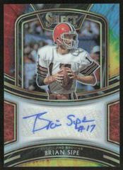Brian Sipe [Tie-Dye Prizm] Football Cards 2020 Panini Select Signatures Prices