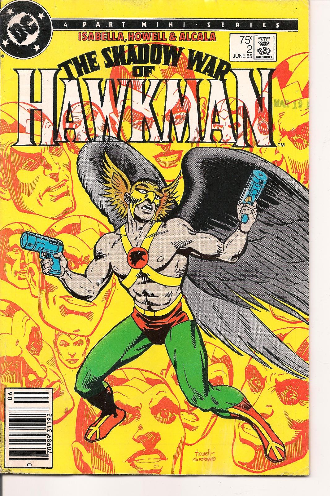 The Shadow War Of Hawkman [Newsstand] #2 (1984) Comic Books Shadow War of Hawkman