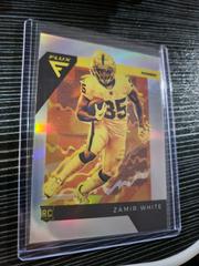 Zamir White [Silver] #FX-14 Football Cards 2022 Panini Chronicles Flux Rookies Prices