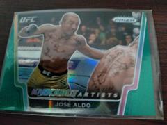 Jose Aldo [Green] #8 Ufc Cards 2021 Panini Prizm UFC Knockout Artists Prices