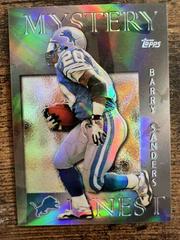 Barry Sanders [Silver Refractor] #M1 Football Cards 1997 Topps Mystery Finest Prices