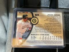 Jason Giambi #3 Baseball Cards 2001 Finest Prices