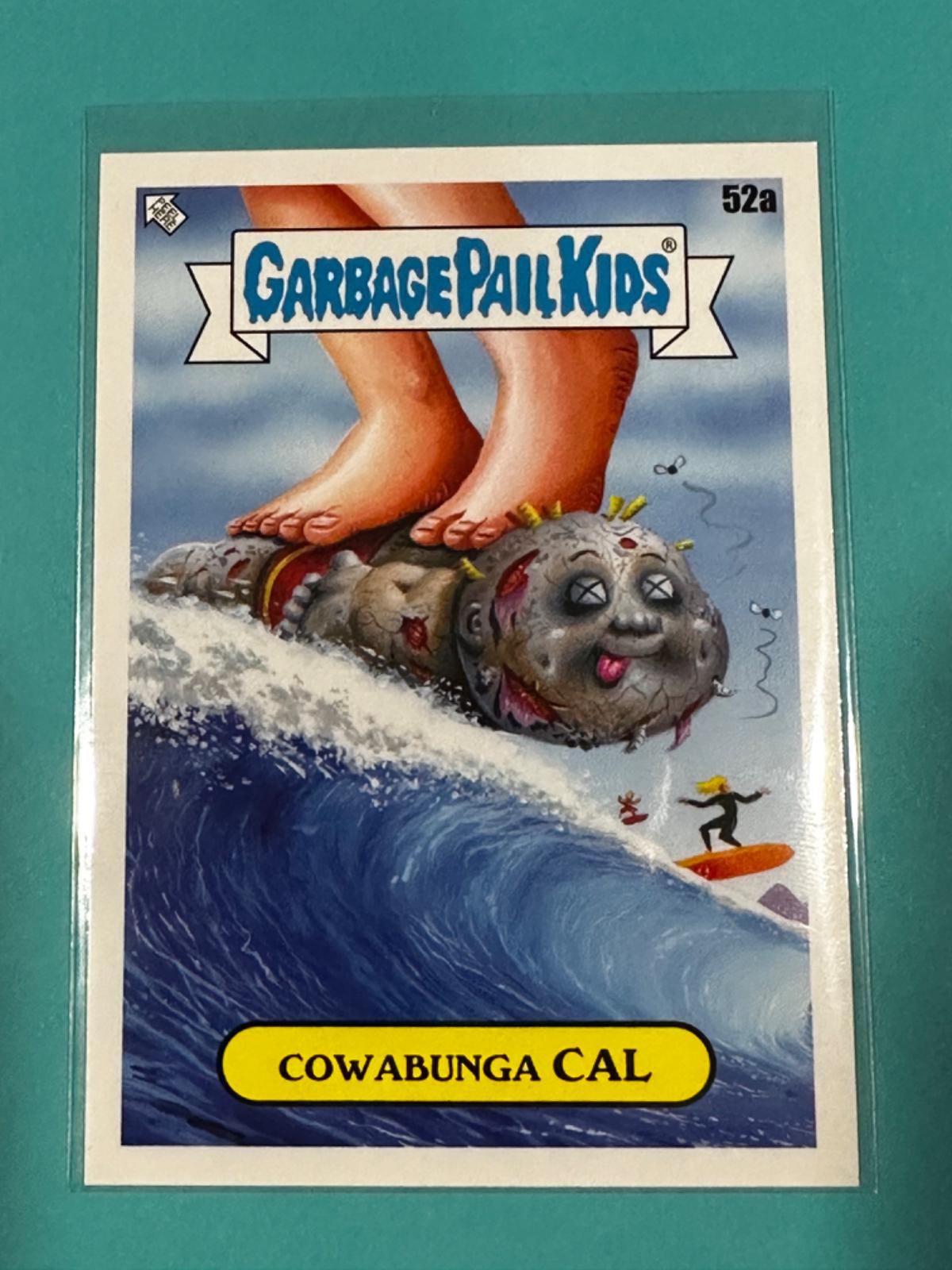 Cowabunga CAL Ungraded Garbage Pail Kids Go on Vacation