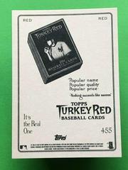 Ad Back | Ken Griffey Jr. [Ad Back] Baseball Cards 2006 Topps Turkey Red
