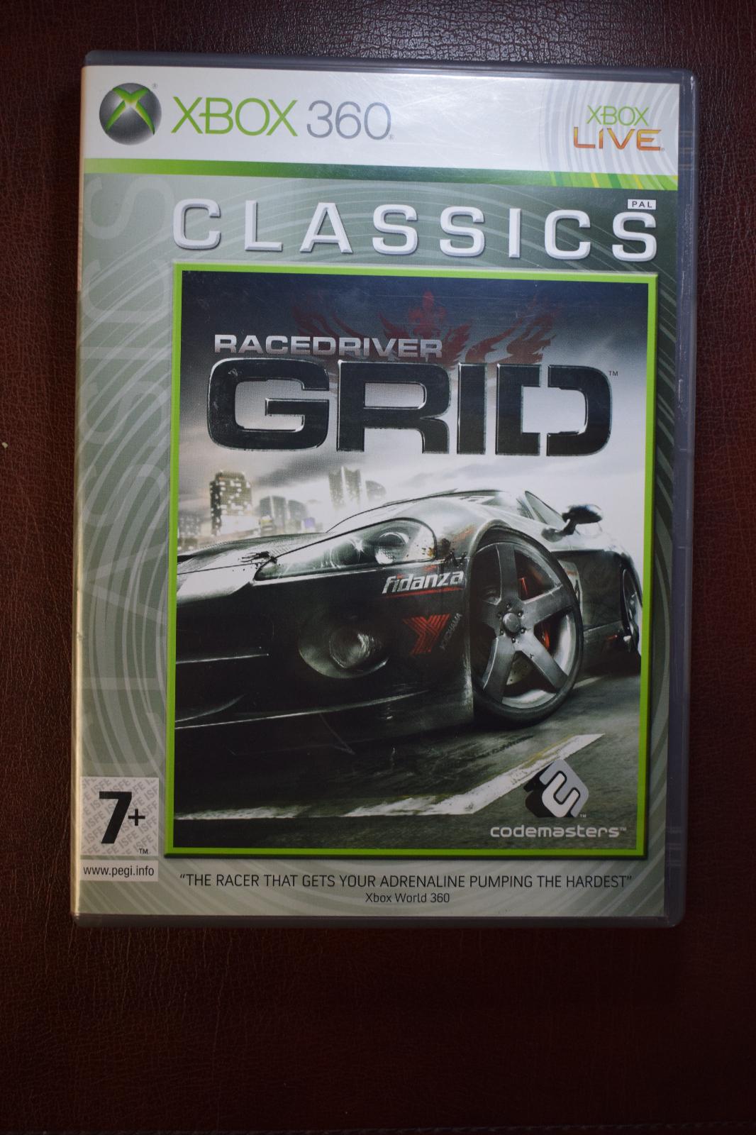 Jeu Vidéo Racedriver Grid Reloaded Pour Xbox 360 - Version PAL Complète - État Correct