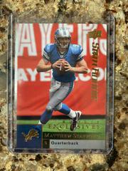 Matthew Stafford #77 Football Cards 2009 Upper Deck Rookie Exclusives Prices