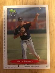 Matt Rambo #53 Baseball Cards 1991 Classic Best Prices