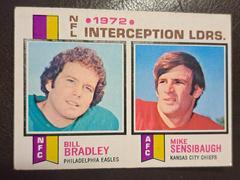 B.Bradley, M.Sensibaugh [Interception Ldrs.] Football Cards 1973 Topps Prices