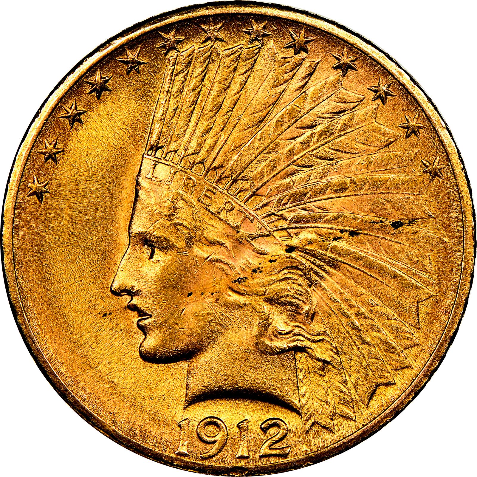 1912 [PROOF] Coins Indian Head Gold Eagle