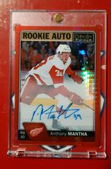 Anthony Mantha [Red Prism] #R-AN Hockey Cards 2016 O-Pee-Chee Platinum Rookie Autographs Prices