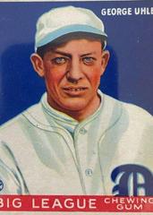George Uhle #100 Baseball Cards 1933 Goudey Prices