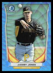 Jacoby Jones [Chrome] #CTP-50 Baseball Cards 2014 Bowman Draft Picks Top Prospects Prices