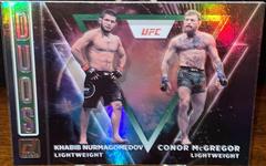 Khabib Nurmagomedov, Conor McGregor [Green] #8 Ufc Cards 2022 Panini Donruss UFC Duos Prices