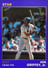 Ken Griffey Jr. [Career Info] Baseball Cards 1990 Star Gold Edition Prices