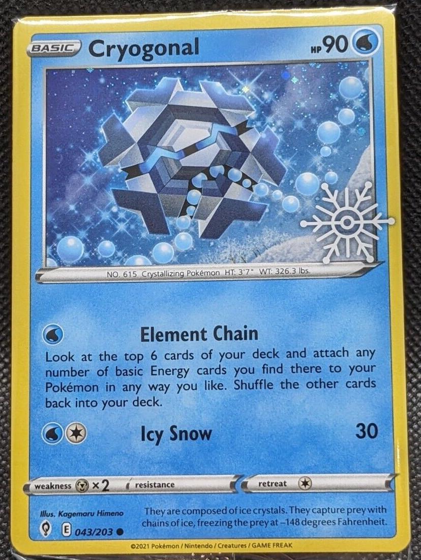 Cryogonal [Snowflake Stamp] #43 Pokemon Evolving Skies