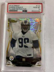 Aaron Donald [Pulsar Refractor] #134 Football Cards 2014 Topps Finest Prices