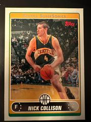 Nick Collison #186 Basketball Cards 2006 Topps Prices