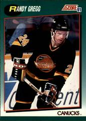Randy Gregg #48T Hockey Cards 1991 Score Rookie Traded Prices