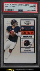 Jay Cutler #16 Football Cards 2010 Playoff Contenders Prices