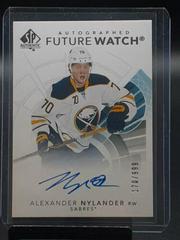 Alexander Nylander [Future Watch Black Silver Ink Autograph] #140 Hockey Cards 2017 SP Authentic Prices