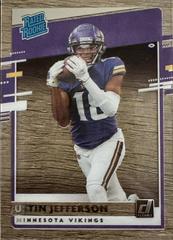 Justin Jefferson #RR-JUJ Football Cards 2020 Panini Chronicles Clearly Donruss Rated Rookies Prices