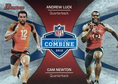 Andrew Luck / Cam Newton Football Cards 2012 Bowman Combine Competition Prices