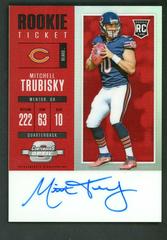 Mitchell Trubisky [Autograph Red] Football Cards 2017 Panini Contenders Optic Prices