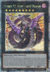 Number 92: Heart-Earth Dragon [Quarter Century Rare] BLMR-EN077 YuGiOh Battles of Legend: Monstrous Revenge Prices