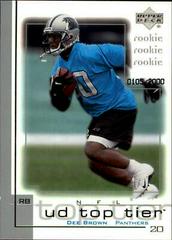 Dee Brown Football Cards 2001 Upper Deck Top Tier Prices