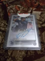 Wander Franco Baseball Cards 2022 Topps Chrome Rookie Autographs Prices