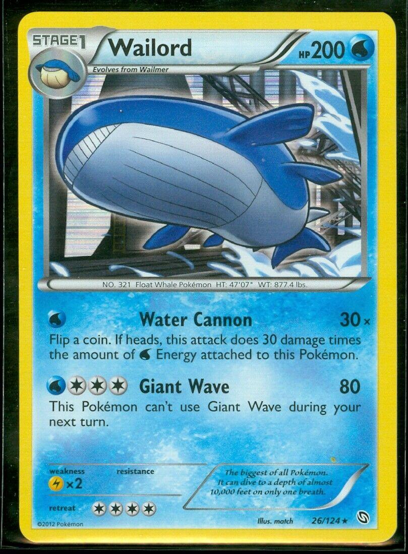 Wailord 26 Prices Pokemon Dragons Exalted Pokemon Cards
