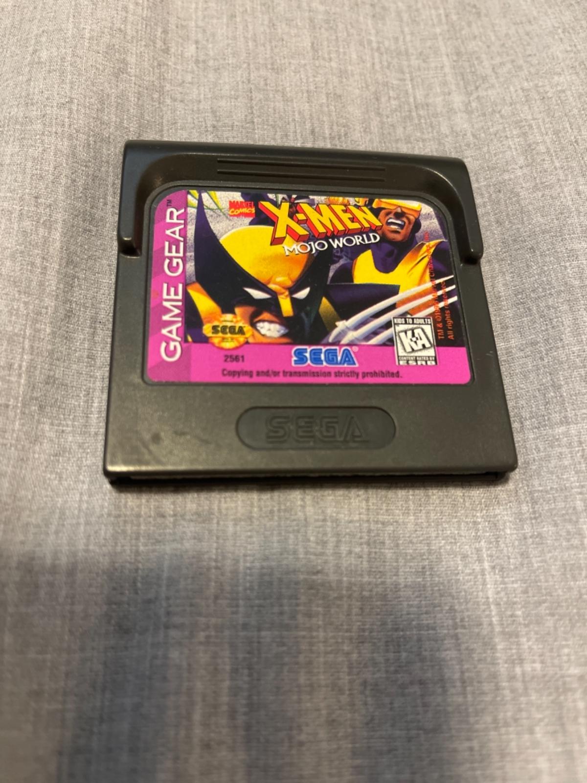 XMen Mojo World Item only Sega Game Gear