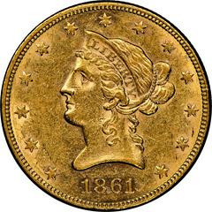 1861 Coins Liberty Head Gold Eagle Prices