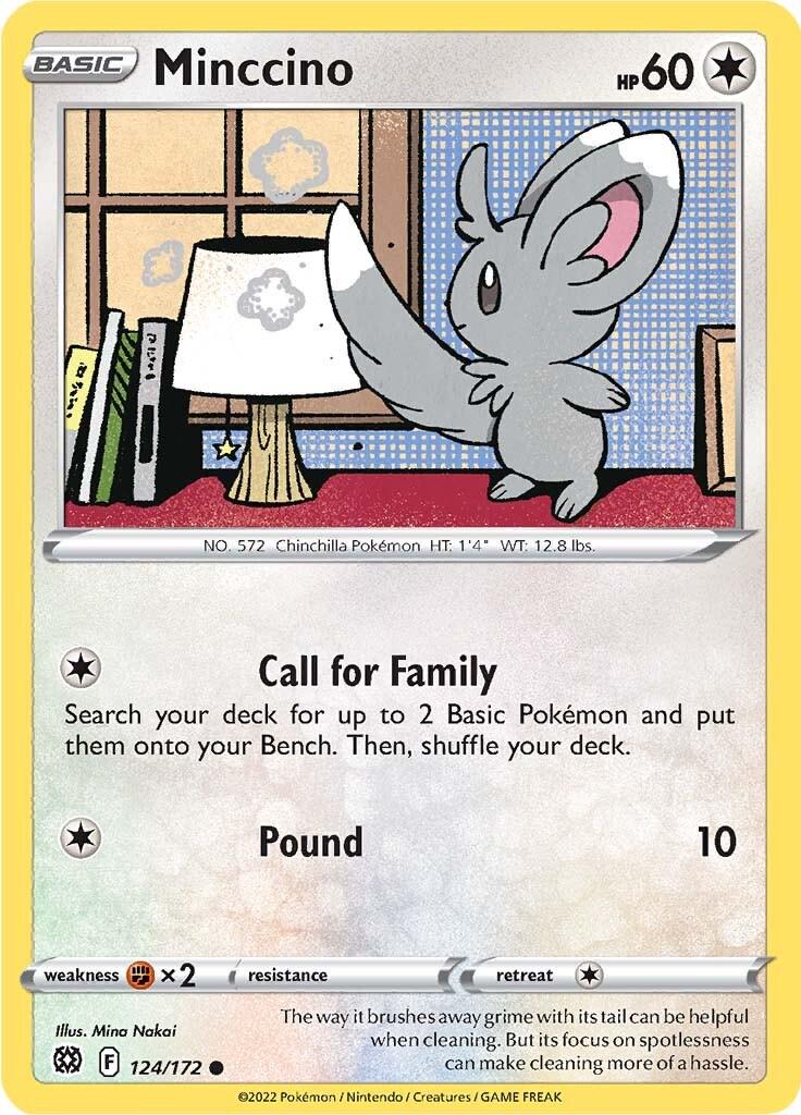 Minccino #124 Pokemon Brilliant Stars