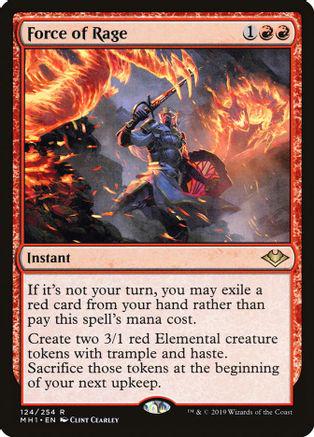 Force of Rage Magic Modern Horizons