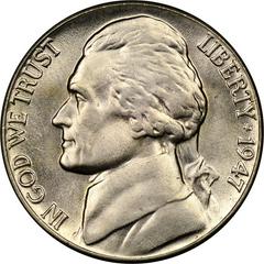 1947 Coins Jefferson Nickel Prices