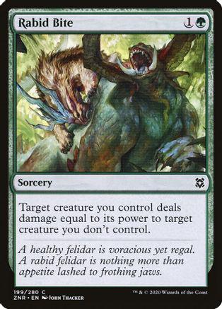 Rabid Bite [Foil] Magic Zendikar Rising