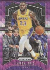 LeBron James [Purple Wave] Basketball Cards 2019 Panini Prizm Prices