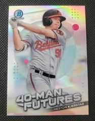 Heston Kjerstad Baseball Cards 2021 Bowman Chrome 40 Man Futures Prices