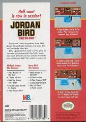 Back Cover | Jordan vs Bird One on One NES
