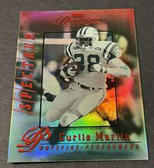 Curtis Martin [Spectrum Red] Football Cards 2000 Playoff Prestige Prices