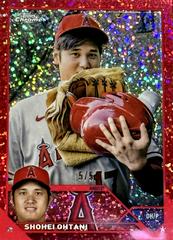 Shohei Ohtani [SP Variation Red Speckle] #17 Baseball Cards 2023 Topps Chrome Prices