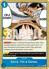 Sorry. I'm a Goner. EB01-029 One Piece Extra Booster Memorial Collection Prices