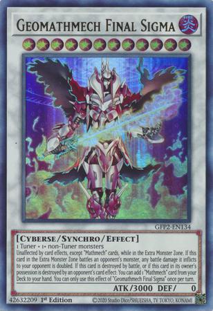 Geomathmech Final Sigma [1st Edition] GFP2-EN134 YuGiOh Ghosts From the Past: 2nd Haunting